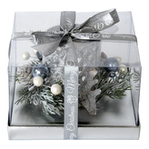 Dekorace vánoční MagicHome Svícen stříbrný