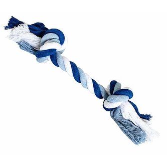 Uzel HipHop bavlněný 2  knoty - tm.modrá, sv.modrá, bílá - 36cm, 210g
