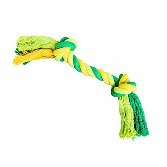 Uzel HipHop bavlněný 2  knoty limetková, zelená - 41cm, 460g