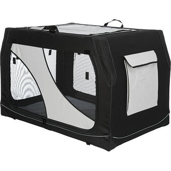 Transportní nylonový box Vario M-L  91x58x61 cm černo-šedý