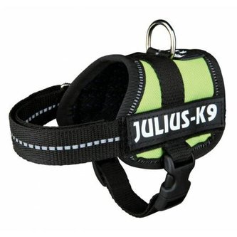 Julius-K9 silový postroj Baby 1/XS 30-40 cm,  - limetkově zelený - DOPRODEJ