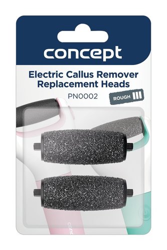 Concept Náhradní rotační hlavice k elektrickým pilníkům na paty Concept PN1000/1001 Rough PN0002 2 ks woman