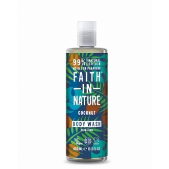 Faith in Nature Hydratační přírodní sprchový gel Kokos (Body Wash) Objem 400 ml woman