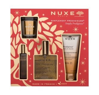 Nuxe Dárková sada tělové péče se svíčkou Simply Prodigieuse woman