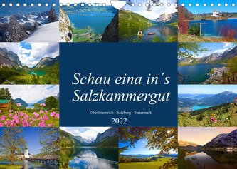 Schau eina in´s Salzkammergut (Wandkalender 2022 DIN A4 quer)