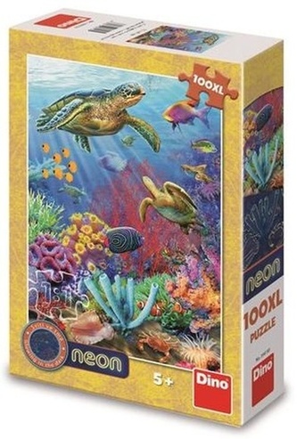 Puzzle 100 XL Podmořský svět neon