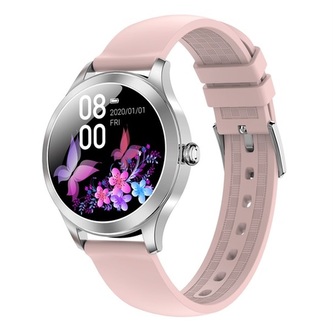 Hodinky ARMODD Candywatch Crystal 2 Silver s růžovým řemínkem