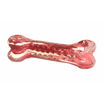 Antibakteriální dentální kost s vůní slaniny HipHop přírodní guma 11 cm