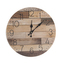 Hodiny nástěnné dřevo hnědé pr. 34 cm