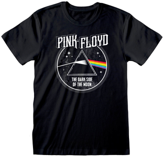 Pánské tričko Pink Floyd: Dark Side of the Moon Retro (2XL) černá bavlna Pánské tričko Pink Floyd: Dark Side of the Moon Retro (2XL) černá bavlna
