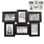 Rámečky obraz 6 fotek UH bílý/černý 52x35 cm