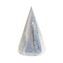 Papírové čepičky holografické stříbrné 6 ks