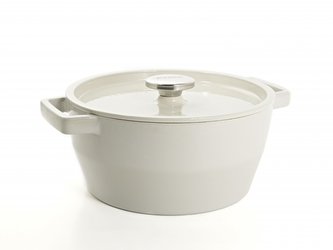 Kastrol 3,6 l litinový krémový