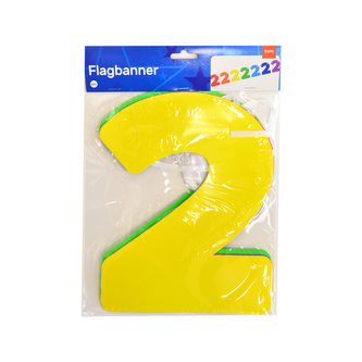 Girlanda papír číslo 2 6 m