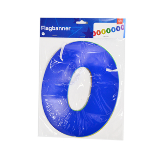 Girlanda papír číslo 0 6 m