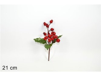 Přízdoba šípky/jeřabiny 21 cm