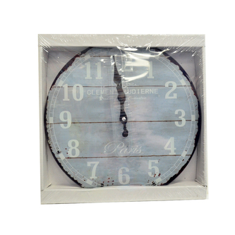 Hodiny nástěnné sklo Paris pr. 30 cm