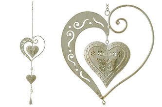 Girlanda kov srdce závěs 70 cm