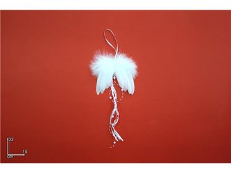 Andělská křídla UH bílá závěs 15 cm
