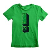 Dětské tričko Minecraft: Creeper Exclamation (5-6 let) zelená bavlna