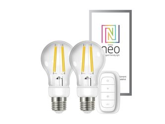 Smart žárovka LED E27 6.3W teplá bílá IMMAX NEO ZigBee 07088BD 2ks