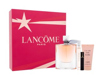 Lancome La Vie Est Belle Dárková sada Parfémová voda 100 ml, tělové mléko 50 ml, miniaturka Parfémová voda 10 ml a řasenka 2 ml