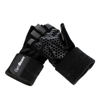 Dámské fitness rukavice Guard black - GymBeam - Velikost S