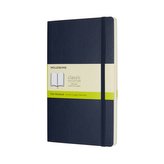 Moleskine: Zápisník měkký čistý modrý L
