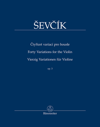 Čtyřicet variací pro housle op. 3