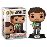 Funko POP TV: Star Wars The Mandalorian - Mando Holding Child