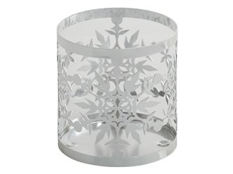 YANKEE CANDLE Svícen Twinkling Snowflake kovový
