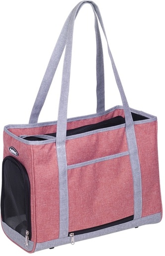 Nobby přepravní taška TOMMA starorůžová šedá 40x22x28cm