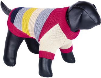 Nobby HAJO pletený svetr pro psy červená 44cm