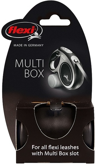 Multi Box - zásobník na pamlsky/sáčky k Flexi vodítku, černá