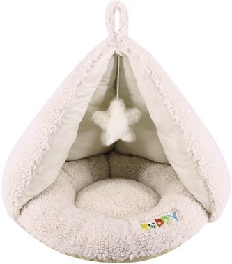 Nobby PUPPY plyšový stan pro psy 50x37cm