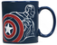 Proměňovací hrnek Marvel: Captain America Shield (Objem 400 ml)