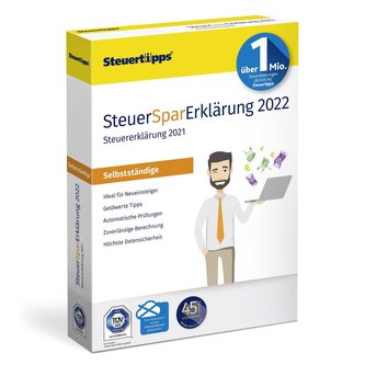 SteuerSparErklärung Selbstständige 2022