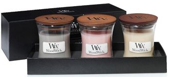 WoodWick - Dárkový set svíček (Evening Onyx, Solar Ylang, Coastal Sunset) 3 x 85 g  - 3x85 ml