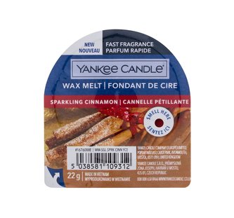 Yankee Candle Sparkling Cinnamon Vonný vosk 22 g unisex
