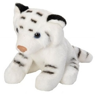 Plyšový tygr bílý