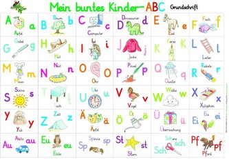 Mein buntes Kinder-ABC Grundschrift
