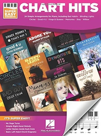 CHART HITS SUPER EASY PIANO