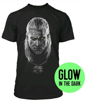 Pánské tričko The Witcher 3|Zaklínač 3: Toxicity (M) černé polyester