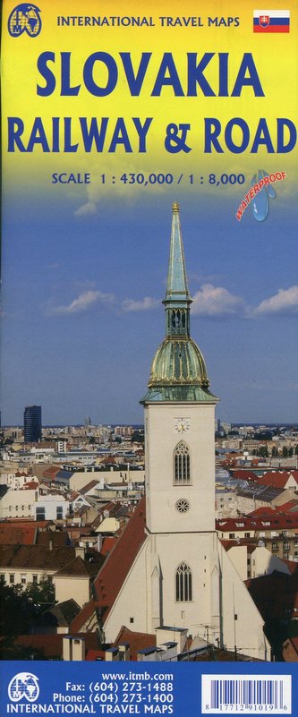 Bratislava & Slovakia Rail 1:430 000