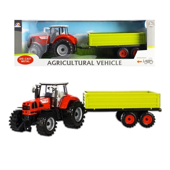 Traktor se zemědělským strojem - pull&back;