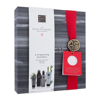 Rituals The Ritual Of Samurai sprchová pěna The Ritual Of Samurai 200 ml + sprchový gel The Ritual Of Samurai Sport 200 ml + tělové mléko The Ritual Of Samurai Sport 250 ml + pleťový peeling The Ritual Of Samurai 70 ml
