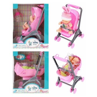 Miminko s kočárkem a doplňky