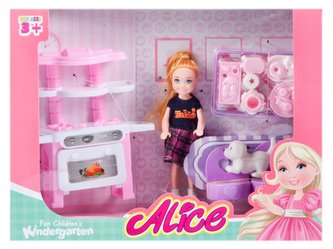 Panenka s kuchyňkou