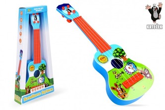 Gitara Krtek plastikowa 40 cm w pudełku 19x41x5,5cm