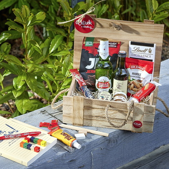 Dřevěná truhlička kreativního psaní